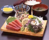 刺身三点盛り定食 人気№2 1,500円