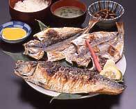 干物三品定食 1,500円